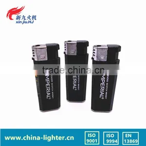 Hot Sell Welcome OEM Print Logo Dispoable Cigarette Custom Plastic Lighter thumbnail-1