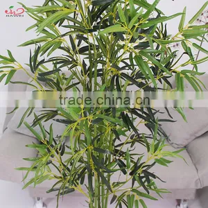 Cheap Beautiful Decorative Plastic Artificial Tree Bamboo Leaves Branches thumbnail-3