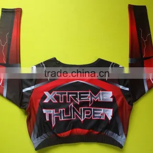 Combo Sport Fully Dye Sublimation Custom Cheerleading Uniform No MOQ thumbnail-3