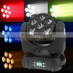 4in1 7pcs Led Moving Head Beam Light Led Mini Moving Head Light thumbnail-2