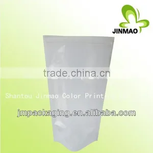 High Quality Stand up Milky Plastic Bag thumbnail-1