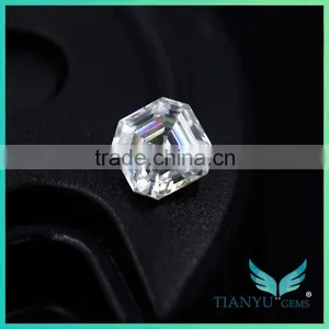 China Factory Synthetic Diamond Asscher Cut Forever Brilliant Moissanite Stones thumbnail-2