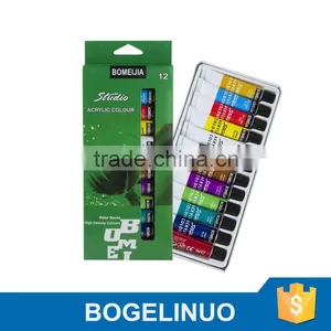 BOMEIGA 12 Colors Studio Acrylic Colour Set Wholesale thumbnail-1