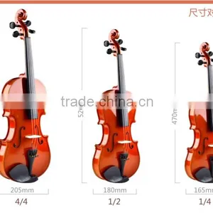 China Handmade All Maple With Case , Bow & Rosin 4/4, 1/4, 1/2 Violin thumbnail-5