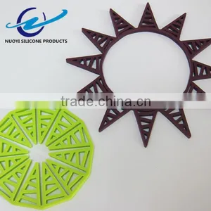 Colorful Tableware Accessories Heat Resistant Silicone Mat thumbnail-5