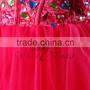 J-0094pink High Quality Luxury Bling Bling Sexy Crystal and Sequin Cooktail Dresses thumbnail-3