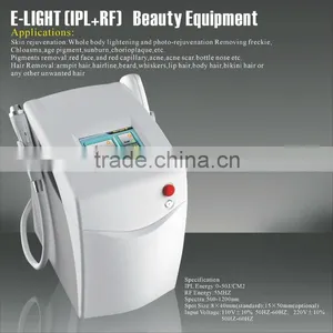 690nm Portable Elight (IPL+RF) Beauty 10MHz Salon Equipment With Two Handles E009 Multifunction thumbnail-1
