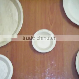 Different Size Dinner Set Round Areca Leaf Plates for Sale thumbnail-5