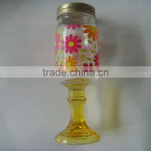 Glass Mason Jar With Lip thumbnail-2