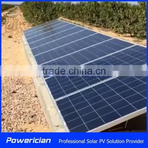 18.5KW Solar Pump System Flow 95CBM/h Head 41m Water Tower Supply Well Irrigation thumbnail-2