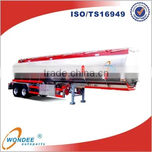 LPG Tank Semi Trailer Type 3 Axle 45m3 Tank Trailer for Sale thumbnail-1