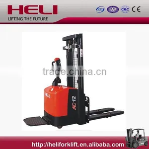 Top 1 China Heli Brand 1.2Ton Full Electric Stacker Price thumbnail-1