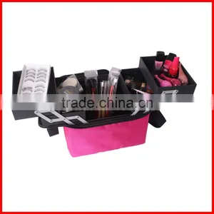 Soft Makeup Train Bag Case Pockets Artist Cosmetic Bag thumbnail-3