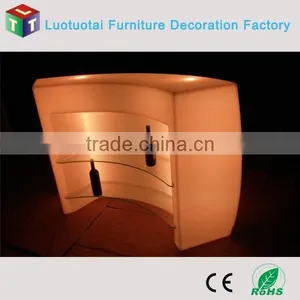 Cheap Hight Quality Luminous Round Bar Counter thumbnail-1