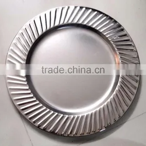 Silver Gold Charger Plate thumbnail-4