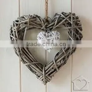 Wicker Hearts Wholesale From Linyi Factory thumbnail-1