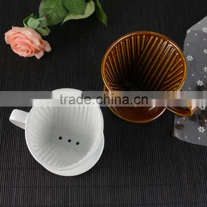 2017 New Arrivals Unique Products Ceramic Pour Over Coffee Dripper thumbnail-5
