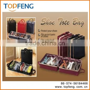 Travel Waterproof Shoes Bag/ Storage Organizer/ Portable Fashion Shoes Tote Bag thumbnail-1