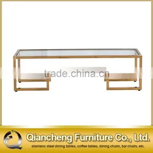 High Quality Furniture European Style Classical Stainless Steel tv Stand Dinning Room Set thumbnail-2
