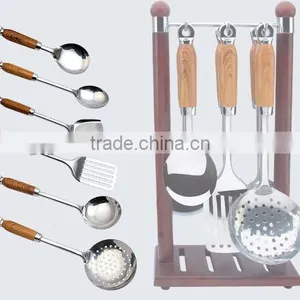 7 Pieces Stainless Steel Bakelite Handle Kitchen Tools thumbnail-1