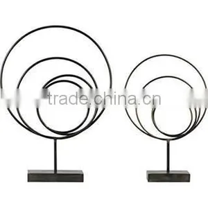 New Design Circle Sculpture With Base thumbnail-1