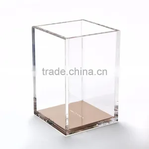 Custom Print Logo Transparent Pen Display Stand/Pen Holder thumbnail-2