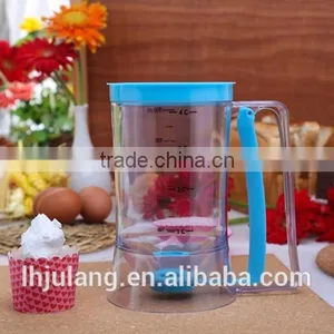 New Design Pancake Cake Batter Dispenser/Plastic Cupcake Batter Dispenser With Measuring thumbnail-1