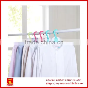 Multipurpose Plastic Anti-slip Laundry Hanger With Two Circle thumbnail-1