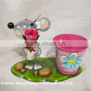 YS12616 Animal Theme Wrought Iron Garden Decoration With Cheapest Wholesale Price for Fast Delivery Days thumbnail-1