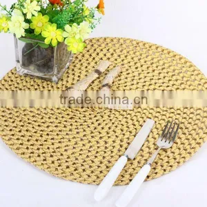 Round Straw Paper Tablemats thumbnail-1