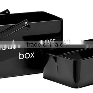 Black Housekeepers Carry Box With Removable Tray thumbnail-1