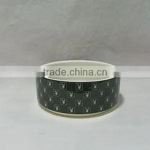 Round Ceramic Animal Water Bowls thumbnail-1