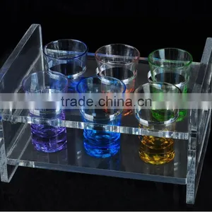 Barware High Quality Clear Acrylic Wine Bottle Holder thumbnail-2