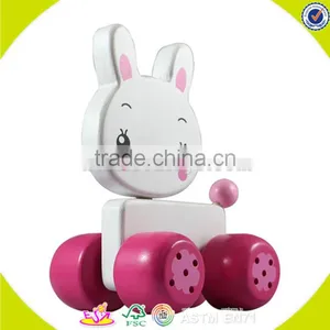 Wholesale Funny New Wooden Baby Road Roller Car Toy Best Gift for Children Wooden Road Roller Car Toy W04A063 thumbnail-6
