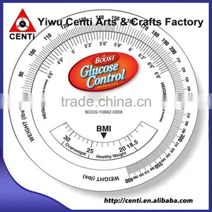Custom Four Color Imprinted Plastic 2 Wheel BMI Calculator thumbnail-1