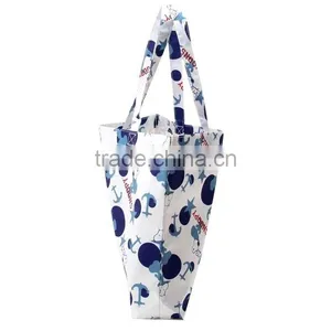 ECO Friendly 300D Fashion Style Full Cartoon Printing Shopping Tote Bag,Women Travel Handbag thumbnail-2