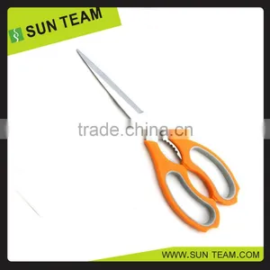 SK058 10-1/2" Professional Stainless Steel Bulk Kitchen Scissors With Bottle Opener thumbnail-6