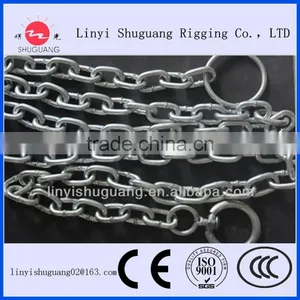 Dog Lead With Nyloy Handle Anmal Chain thumbnail-4