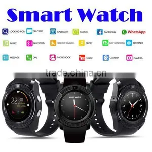 2017 Wholesale Eco Friendly Wristband Health Care 3G GSM Card Bluetooth Smart Watch thumbnail-1