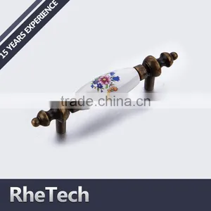 Furniture Wood Handle & Furniture Ceramic Handle,decorative Furniture Pulls thumbnail-1