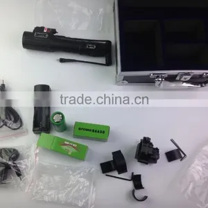 Tactical Professional Hunting Green Laser Sight With 1000 Lumens CREE T6 LED Flashlight With Strobe Light thumbnail-6