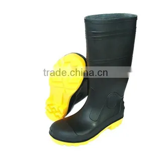 Black Pvc Safety Gumboots From Manufactuer thumbnail-2
