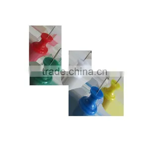 Popular Blue Colored 16*26mm Shaped Push Drawing Pin as Office Suppplies thumbnail-2
