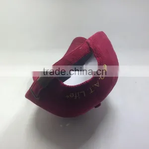 100% Corduroy Fabric Dad Cap Gold Metal Thread Embroidery Baseball Hat thumbnail-5