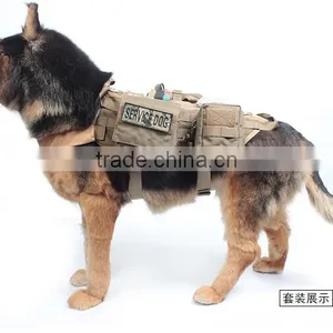 Pet Dog Clothes Outdoor Military Fans Equipped With a Pet Dog Vest/Army Police Dog Clothes thumbnail-3