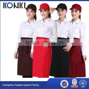 Cotton Kitchen Apron for Restaurant Worker Good Quality thumbnail-3