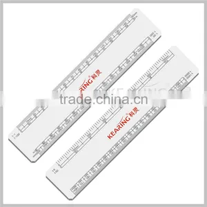 Kearing 150mm Camber Plastic Flat Oval Scale Ruler Straight Rulers for Engineering Measuring# 8504 thumbnail-1