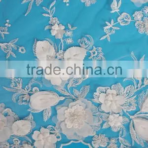 High Quality Long Duration Time Tulle Lace Fabric African thumbnail-2