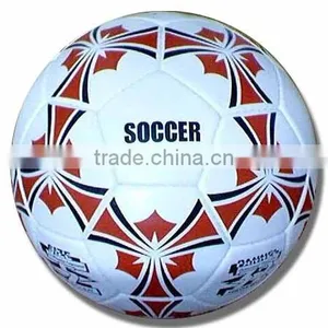 White Soccer Ball, Promotional Quality, 32 Panels, Size 5 thumbnail-1