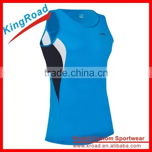 Kroad Custom Mens Singlets Gym, Comfortable and Wicking Mositure Running Tanks thumbnail-1